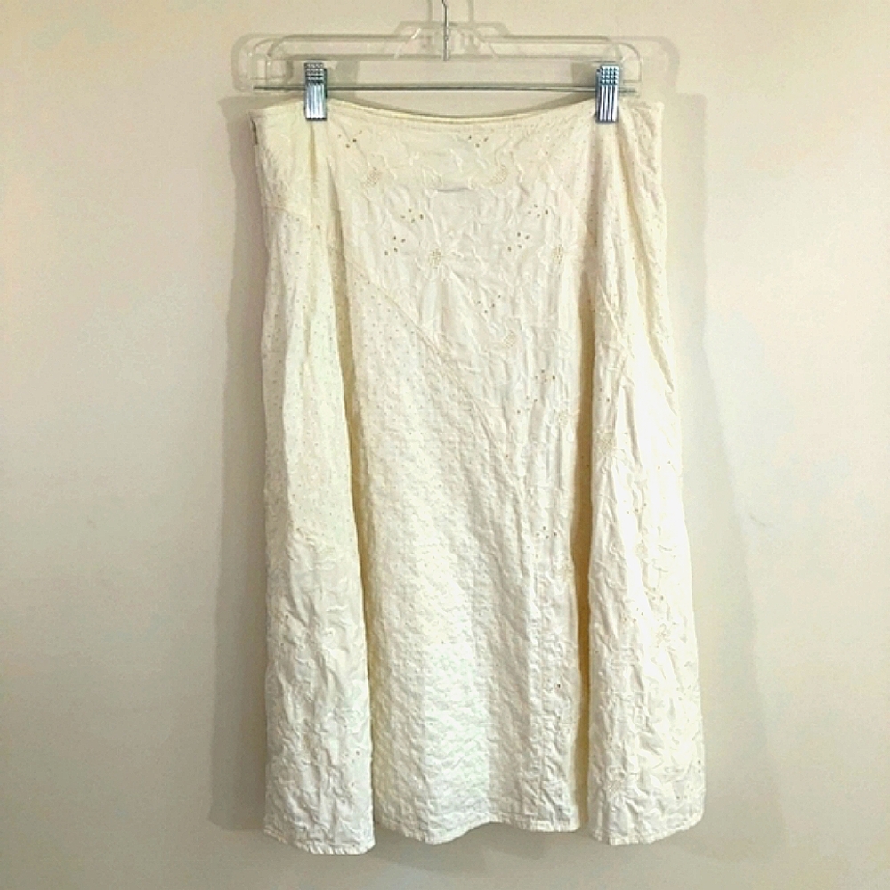 J Jill eyelet skirt